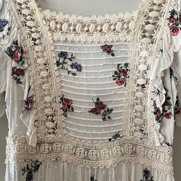 anthropologie eri + ali floral romantic top! - Picture 6 of 9